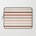 terra cotta stripes  Laptop Sleeve Gallery Image 1