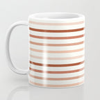 terra cotta stripes  Coffee Mug Gallery Image 3