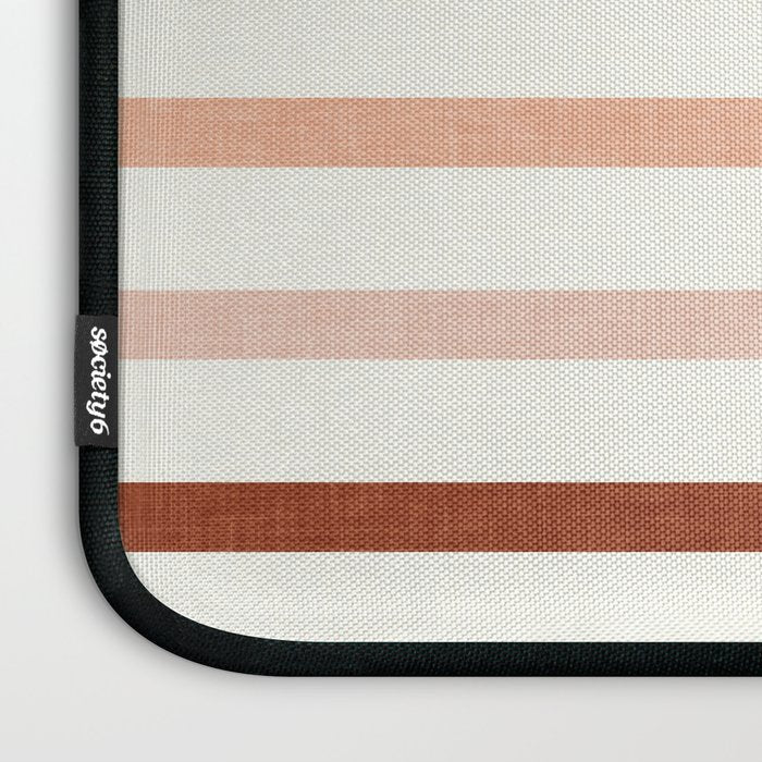 terra cotta stripes  Laptop Sleeve Gallery Image 3