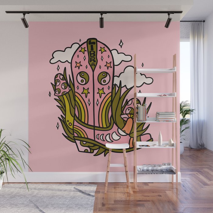 Libra Cowboy Boots Wall Mural Gallery Image 1