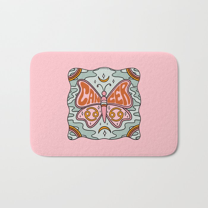 Cancer Butterfly Bath Mat Gallery Image 1