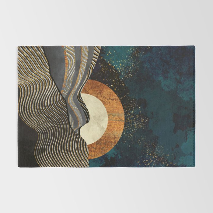 Gold & Silver Fields Rug Gallery Image 2