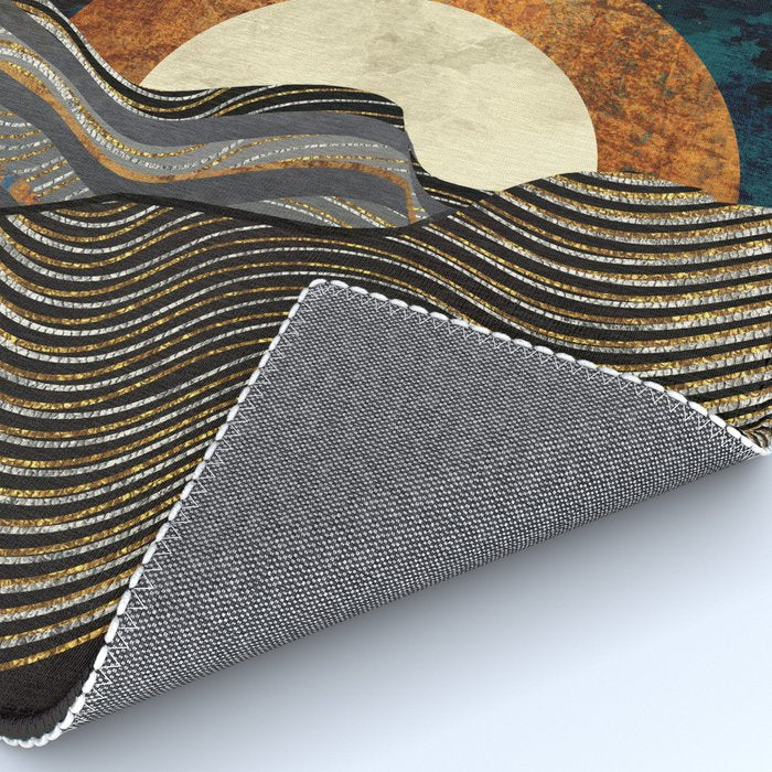 Gold & Silver Fields Rug Gallery Image 4