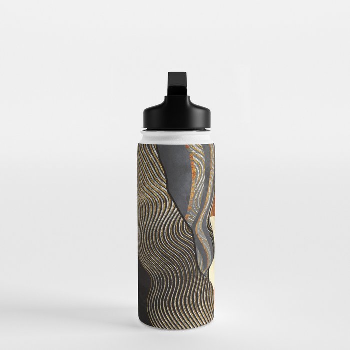 Gold & Silver Fields Water Bottle Gallery Image 3