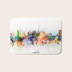 nashville skyline artistic Bath Mat Gallery Image 1
