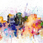 nashville skyline artistic Coffee Mug Gallery Image 2