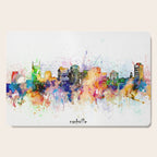 nashville skyline artistic Cutting Board Gallery Image 1