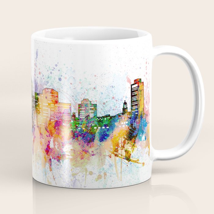 nashville skyline artistic Coffee Mug