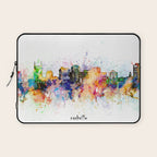 nashville skyline artistic Laptop Sleeve Gallery Image 1
