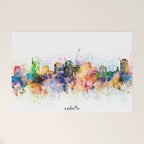 nashville skyline artistic Welcome Mat Gallery Image 1