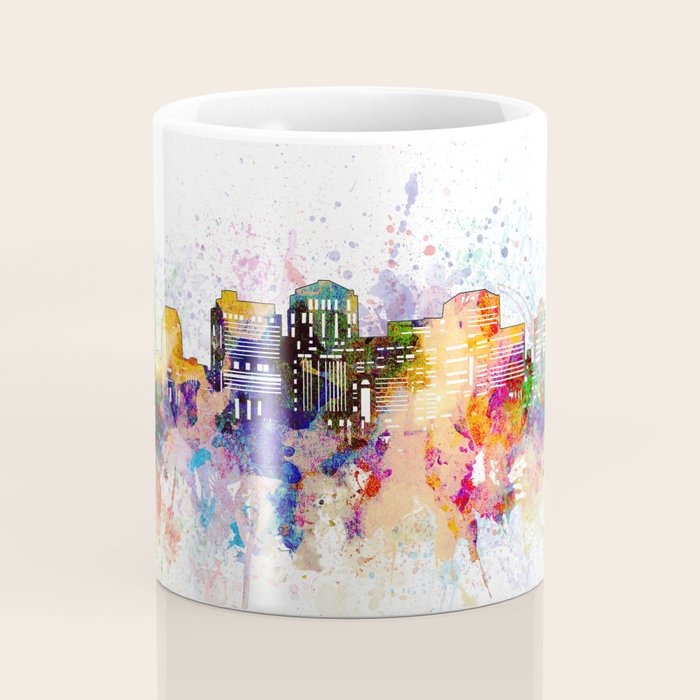 nashville skyline artistic Coffee Mug Gallery Image 4