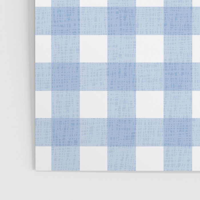 Powder Blue Plaid Poster Gallery Image 3