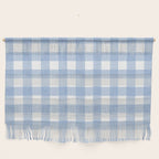 Powder Blue Plaid Wall Hanging Gallery Image 1