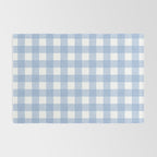 Powder Blue Plaid Rug Gallery Image 2