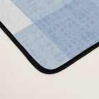 Powder Blue Plaid Desk Mat Gallery Image 4