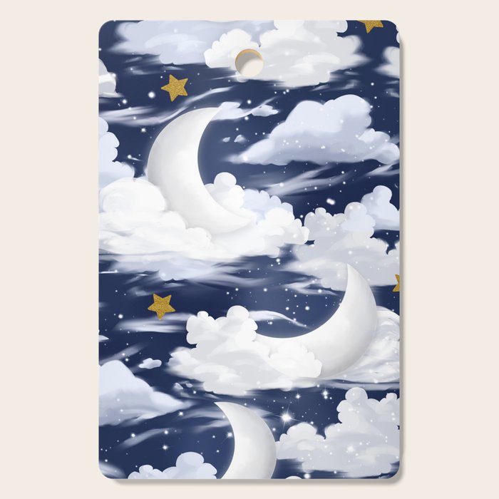 Magical Moon and Stars Cutting Board Gallery Image 1