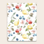 Lemon Berries and Cherries Watercolor Pattern Notebook Gallery Image 4