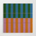 Abstraction_GEOMETRIC_STRIPE_LINE_COLORFUL_POP_ART_0701L Wood Wall Art Gallery Image 1