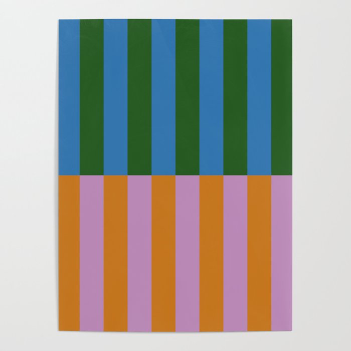 Abstraction_GEOMETRIC_STRIPE_LINE_COLORFUL_POP_ART_0701L Poster Gallery Image 4