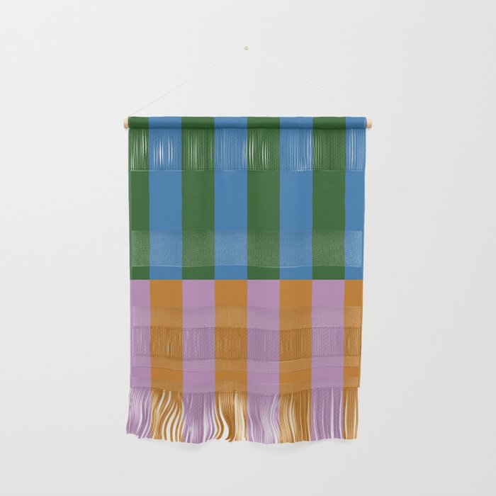 Abstraction_GEOMETRIC_STRIPE_LINE_COLORFUL_POP_ART_0701L Wall Hanging Gallery Image 1