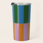 Abstraction_GEOMETRIC_STRIPE_LINE_COLORFUL_POP_ART_0701L Travel Mug Gallery Image 3