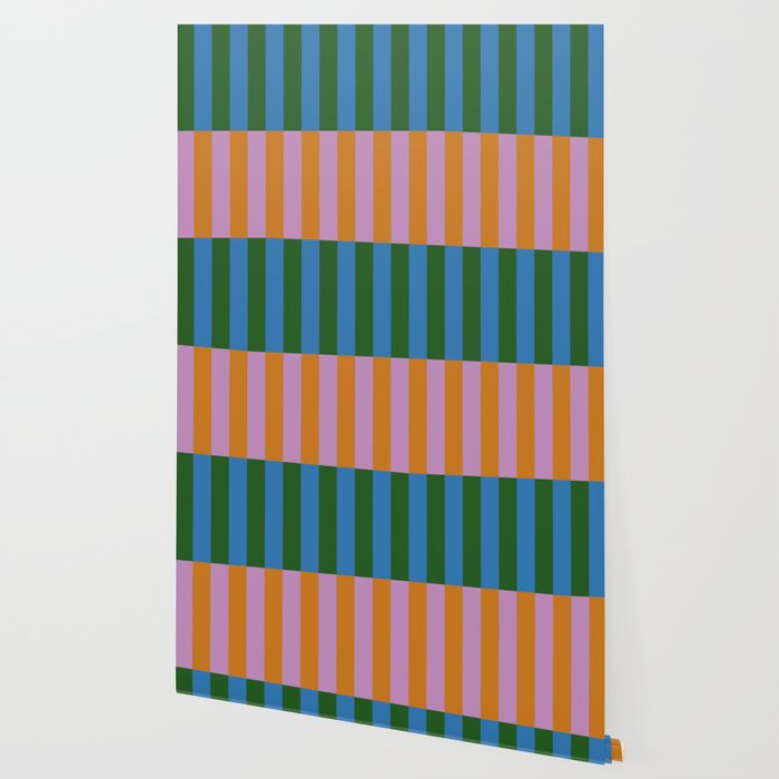 Abstraction_GEOMETRIC_STRIPE_LINE_COLORFUL_POP_ART_0701L Wallpaper Gallery Image 2