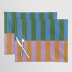 Abstraction_GEOMETRIC_STRIPE_LINE_COLORFUL_POP_ART_0701L Placemat Gallery Image 1