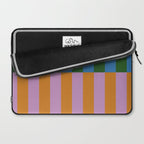 Abstraction_GEOMETRIC_STRIPE_LINE_COLORFUL_POP_ART_0701L Laptop Sleeve Gallery Image 2