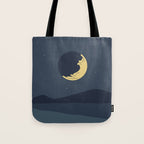 Cat Landscape 89 Tote Bag Gallery Image 1