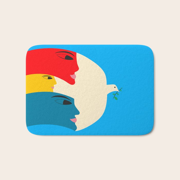 Peace Bath Mat Gallery Image 1