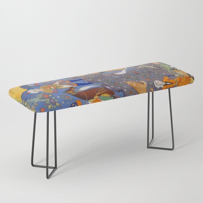  Shirin and Khusraw hunting  Antique Islamic Art  Bench Gallery Image 1