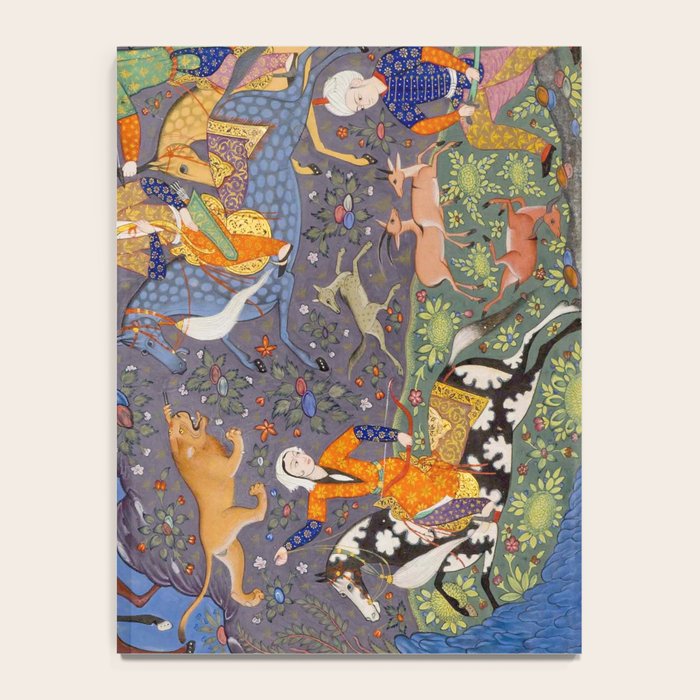  Shirin and Khusraw hunting  Antique Islamic Art  Notebook Gallery Image 4