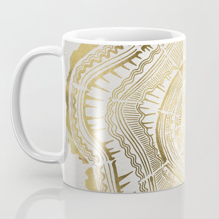 Gold Tree Rings Coffee Mug Gallery Image 3