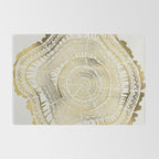 Gold Tree Rings Rug Gallery Image 2