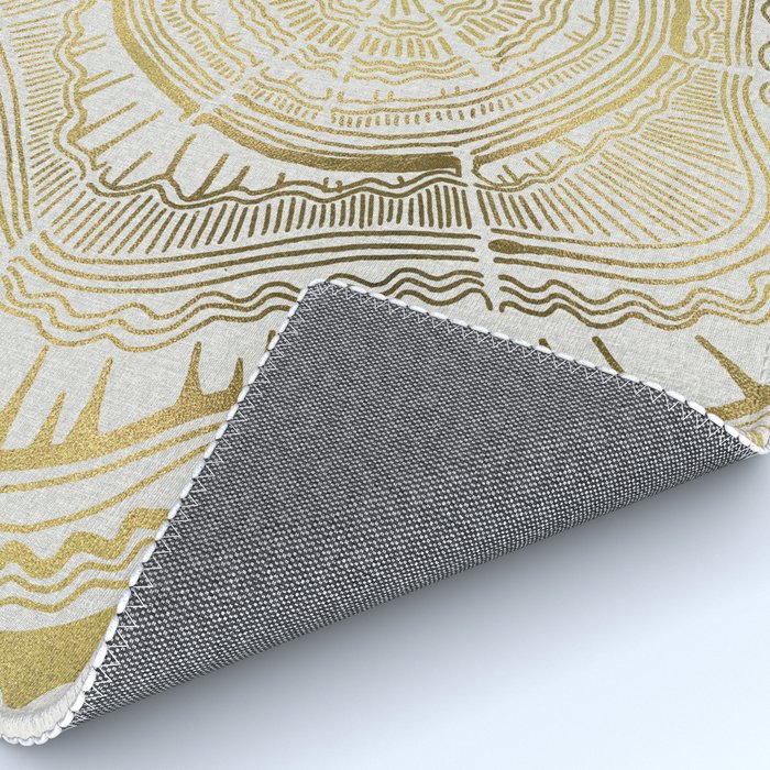 Gold Tree Rings Rug Gallery Image 4