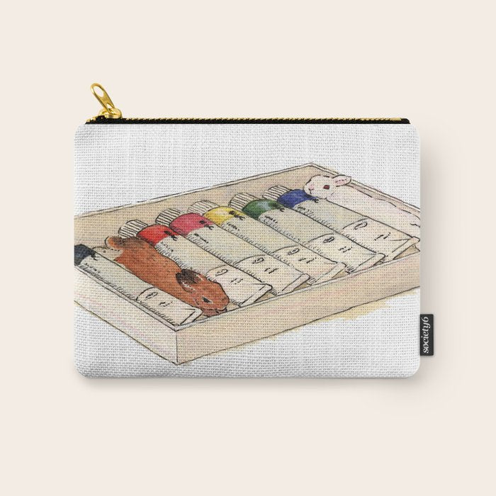 Bunny-colored paint Carry All Pouch Gallery Image 1