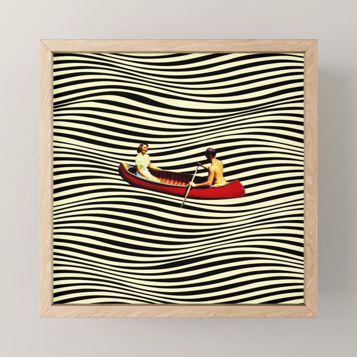 Illusionary Boat Ride Mini Art Print