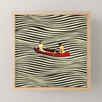 Illusionary Boat Ride Mini Art Print Gallery Image 1