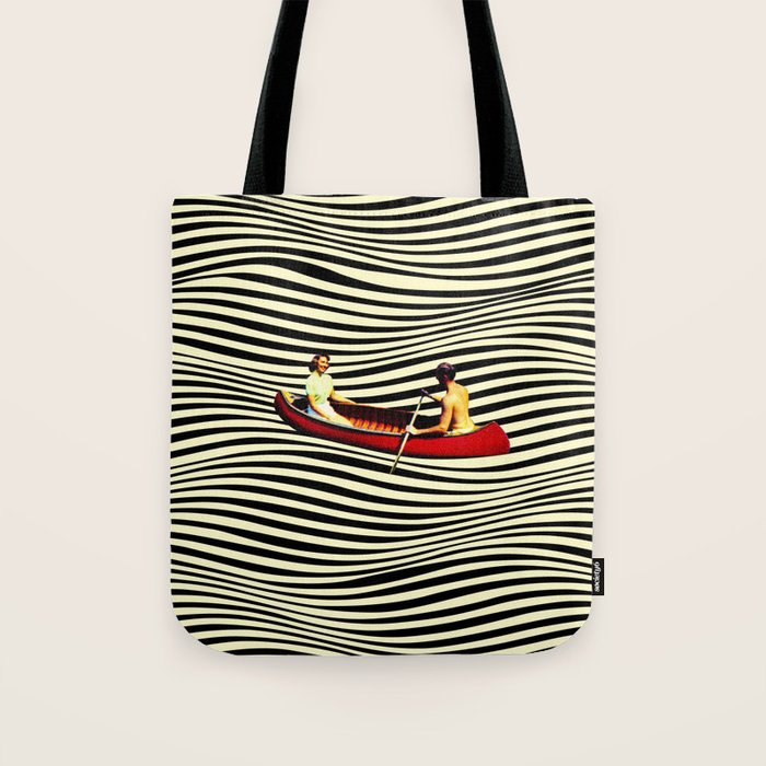 Illusionary Boat Ride Tote Bag Gallery Image 1