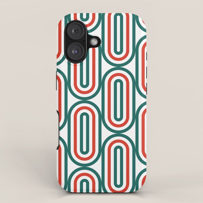 Retro Holiday 01A iPhone Case Gallery Image 1