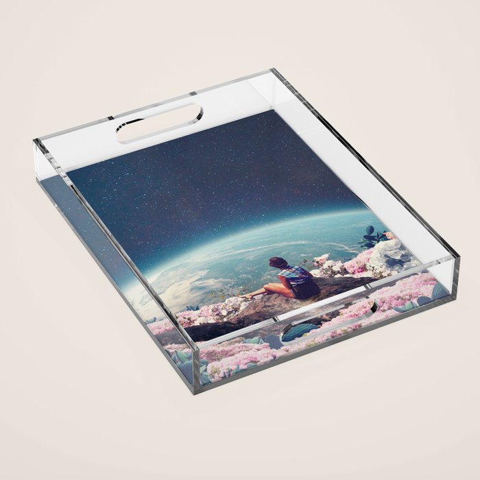 My World Blossomed when I Loved You Acrylic Tray Gallery Image 1