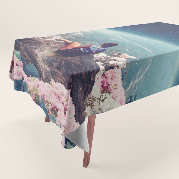 My World Blossomed when I Loved You Tablecloth Gallery Image 1