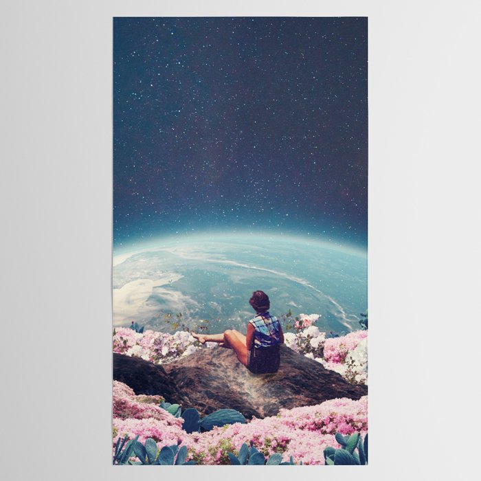My World Blossomed when I Loved You Tablecloth Gallery Image 2