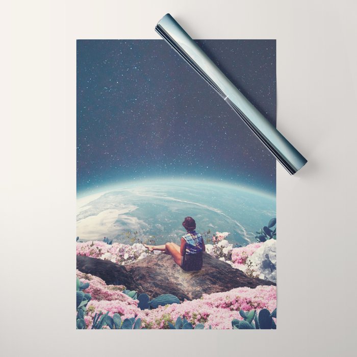 My World Blossomed when I Loved You Wrapping Paper Gallery Image 1