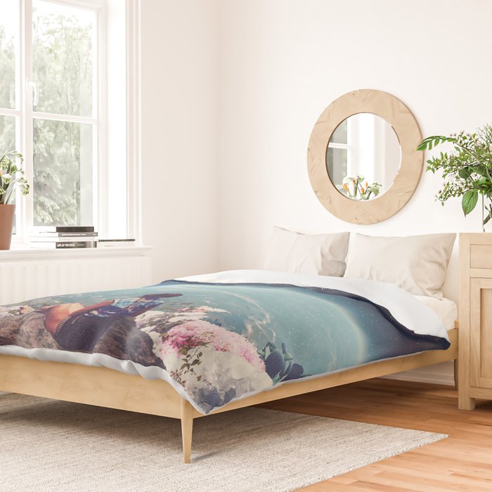 My World Blossomed when I Loved You Duvet Cover Gallery Image 2