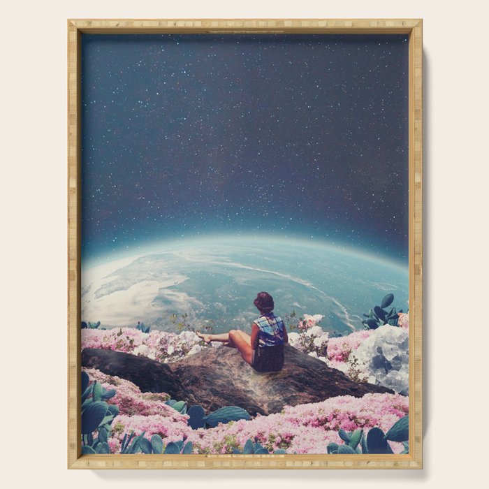 My World Blossomed when I Loved You Serving Tray Gallery Image 1