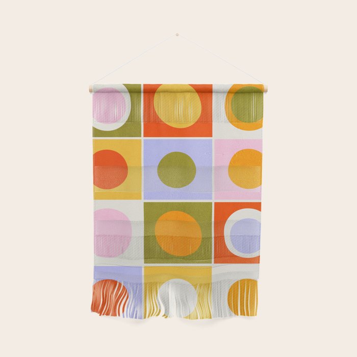 Colourplay & Concentric Circles: Mid Century Edition Wall Hanging Gallery Image 1