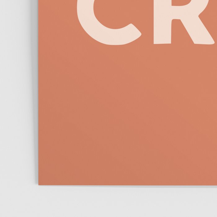 Creme de la Creme French Retro Hand Lettering Poster Gallery Image 3