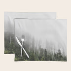 Pacific Northwest Forest - Misty Mountain Morning Placemat Gallery Image 1