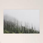 Pacific Northwest Forest - Misty Mountain Morning Welcome Mat Gallery Image 1